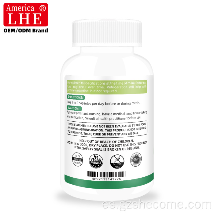 Shecome cápsulas de enzimas digestivas salud intestinal probiótica